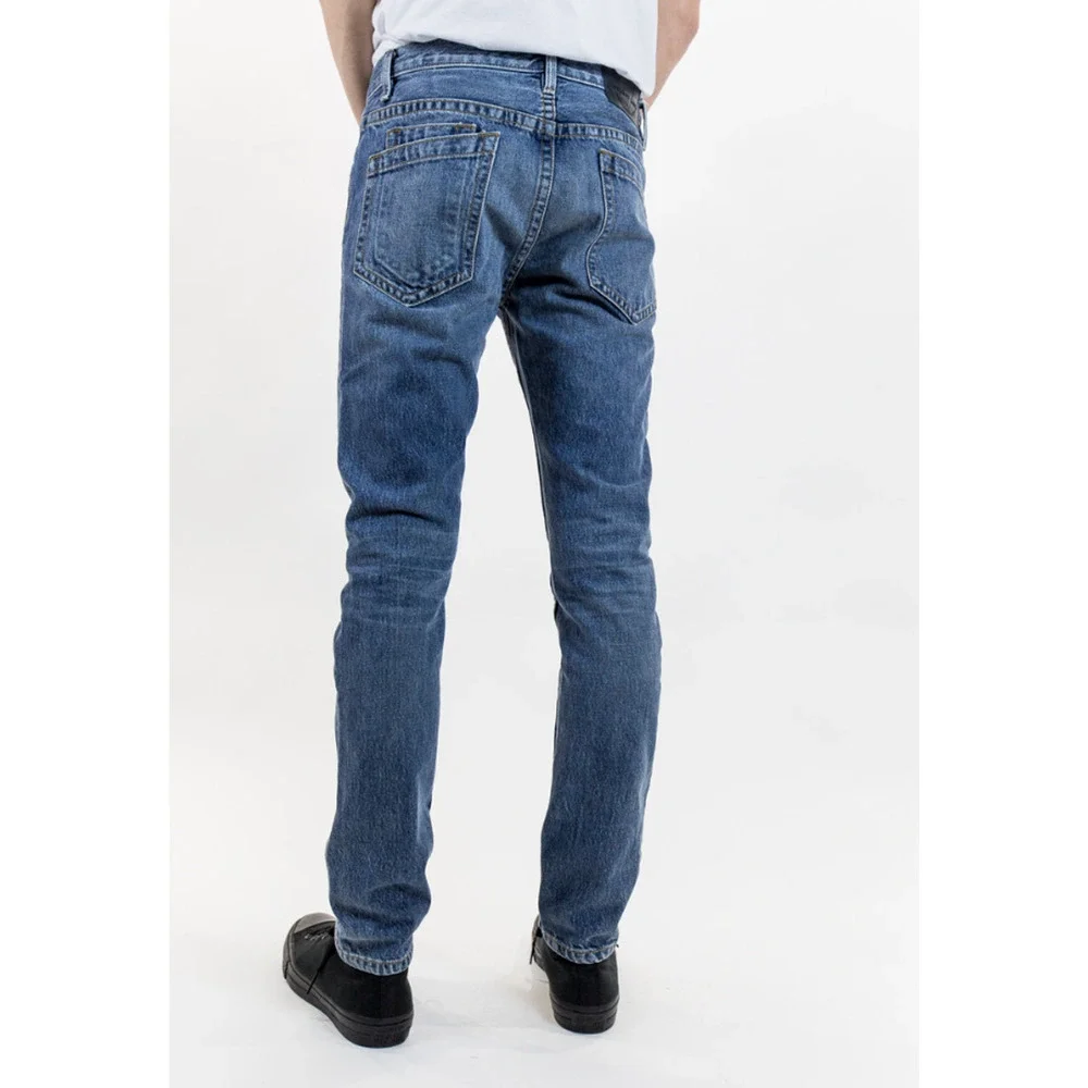 Helmut Lang MR 87 Heritage Slim Jeans Mens 30x30 Blue Denim Designer USA Made